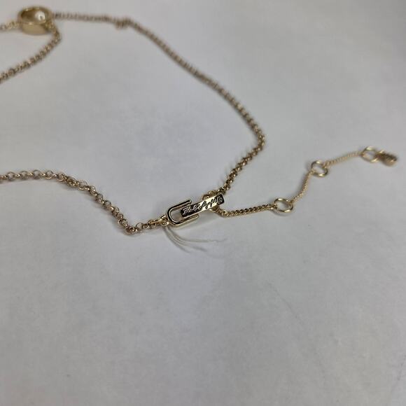 KARL LAGERFELD PARIS Gold-Tone Imitation Pearl Lariat Necklace, 16" - Picture 7 of 7